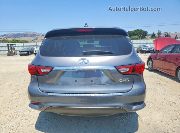 5N1DL0MM4HC516051 2017 INFINITI QX60 Silver Vista trasera