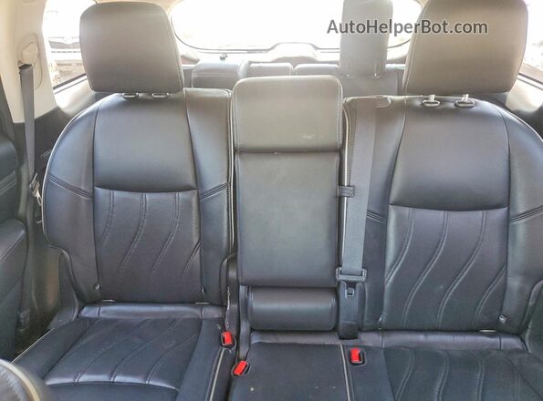 5N1DL0MM4HC516051 2017 INFINITI QX60 Silver Vista de los asientos traseros