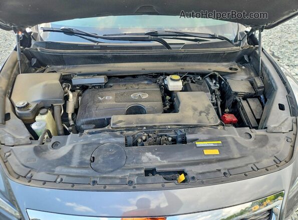 5N1DL0MM4KC519538 2019 INFINITI QX60 Gray Engine compartment view