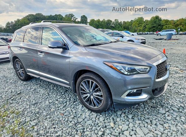 5N1DL0MM4KC519538 2019 INFINITI QX60 Gray Front right