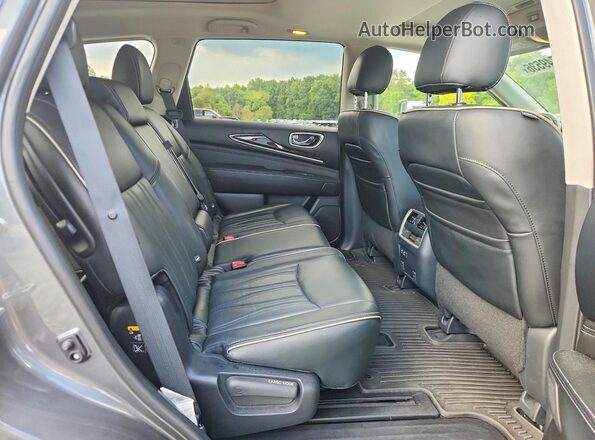 5N1DL0MM4KC519538 2019 INFINITI QX60 Gray Rear interior view