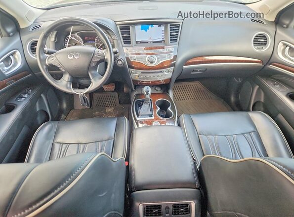 5N1DL0MM4KC519538 2019 INFINITI QX60 Gray Dashboard view