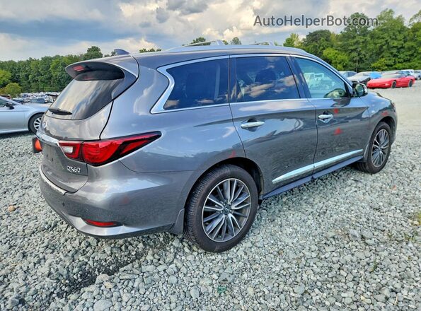 5N1DL0MM4KC519538 2019 INFINITI QX60 Gray Rear right