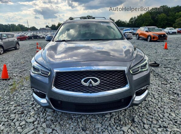 5N1DL0MM4KC519538 2019 INFINITI QX60 Gray Front view