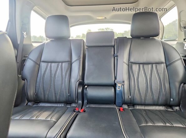 5N1DL0MM4KC519538 2019 INFINITI QX60 Gray Rear seats view