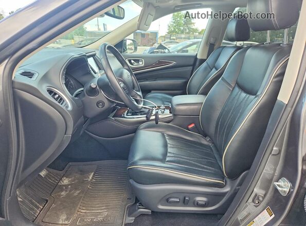 5N1DL0MM4KC519538 2019 INFINITI QX60 Gray Front interior view