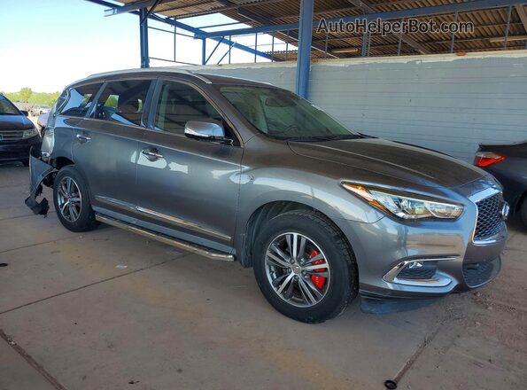 5N1DL0MM4LC502370 2020 INFINITI QX60 Gray Front right