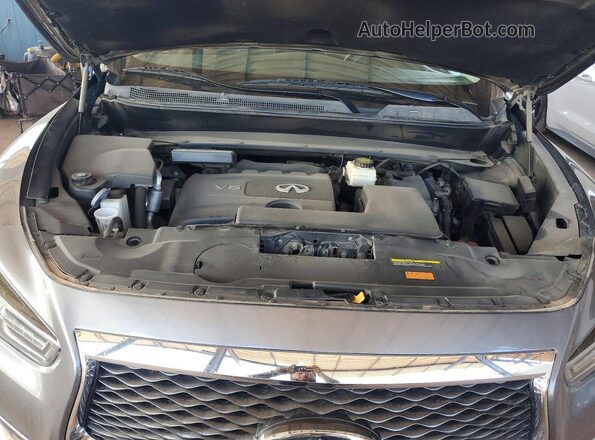 5N1DL0MM4LC502370 2020 INFINITI QX60 Gray Rear interior view