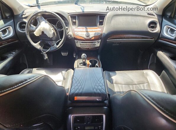 5N1DL0MM5KC517944 2019 INFINITI QX60 Black Widok deski rozdzielczej