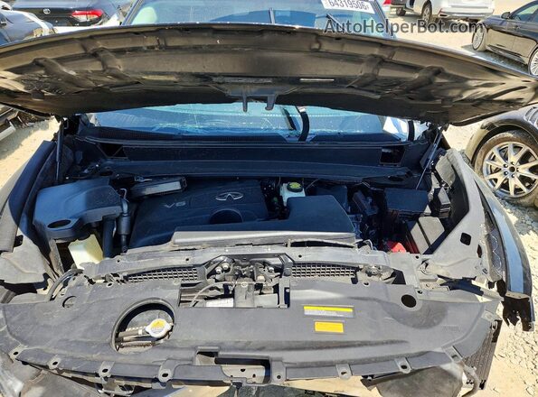 5N1DL0MM5KC517944 2019 INFINITI QX60 Black Widok komory silnika