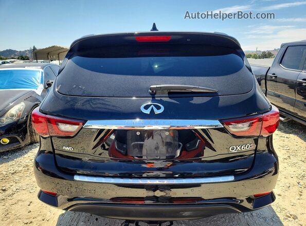 5N1DL0MM5KC517944 2019 INFINITI QX60 Black Widok z tyłu