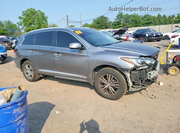 5N1DL0MM5LC544157 2020 INFINITI QX60 Gray Front right