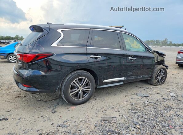 5N1DL0MM6HC501535 2017 INFINITI QX60 Black Trasero derecho