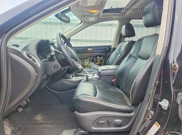 5N1DL0MM6HC501535 2017 INFINITI QX60 Black Vista interior delantera