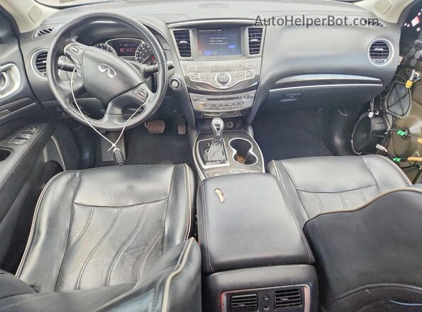 5N1DL0MM6HC501535 2017 INFINITI QX60 Black Vista del salpicadero
