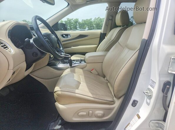5N1DL0MM6JC502772 2018 INFINITI QX60 White Вид салону спереду