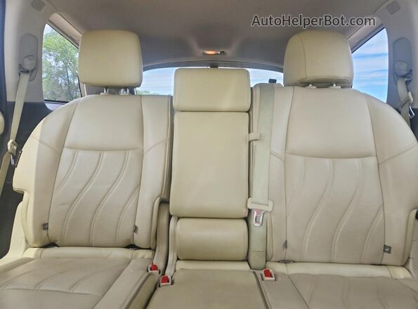 5N1DL0MM6JC502772 2018 INFINITI QX60 White Вид задніх сидінь