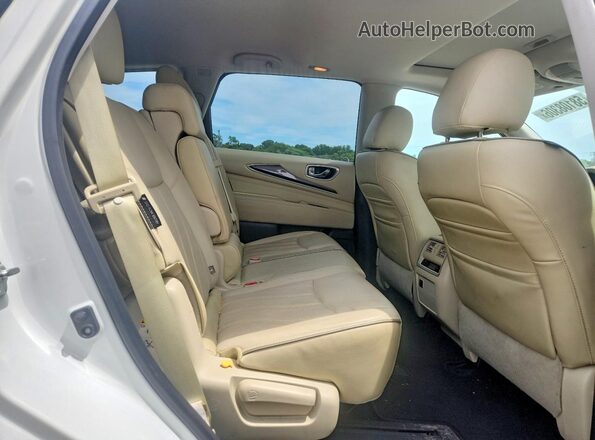 5N1DL0MM6JC502772 2018 INFINITI QX60 White Вид задньої частини салону