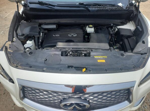 5N1DL0MM6JC502772 2018 INFINITI QX60 White Вид підкапотного простору