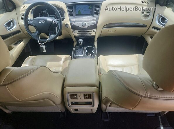 5N1DL0MM6JC502772 2018 INFINITI QX60 White Вид панелі приладів