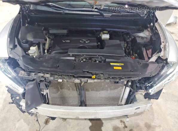 5N1DL0MM6JC503856 2018 INFINITI QX60 Silver Vista del compartimento del motor