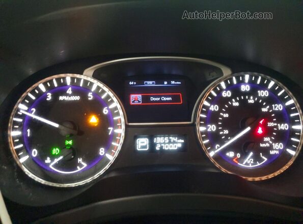 5N1DL0MM6JC503856 2018 INFINITI QX60 Silver Vista del cuadro de instrumentos