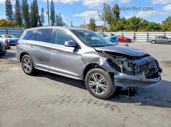 5N1DL0MM6LC529585 2020 INFINITI QX60 Gray Przód prawy