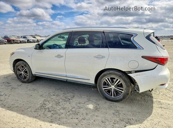 5N1DL0MM7HC524306 2017 INFINITI QX60 White Trasero izquierdo