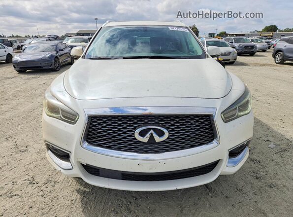 5N1DL0MM7HC524306 2017 INFINITI QX60 White Vista frontal