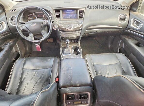 5N1DL0MM7HC524306 2017 INFINITI QX60 White Vista del salpicadero
