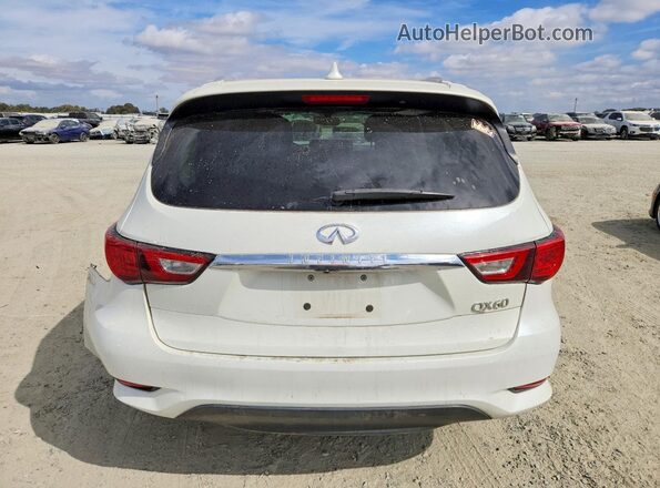 5N1DL0MM7HC524306 2017 INFINITI QX60 White Vista trasera