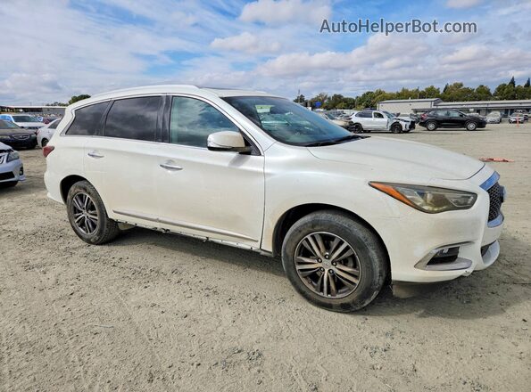5N1DL0MM7HC524306 2017 INFINITI QX60 White Delantero derecho