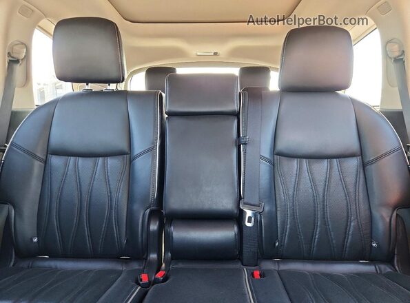 5N1DL0MM7JC515806 2018 INFINITI QX60 Gray Vista de los asientos traseros
