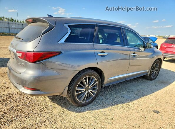5N1DL0MM7JC515806 2018 INFINITI QX60 Gray Trasero derecho