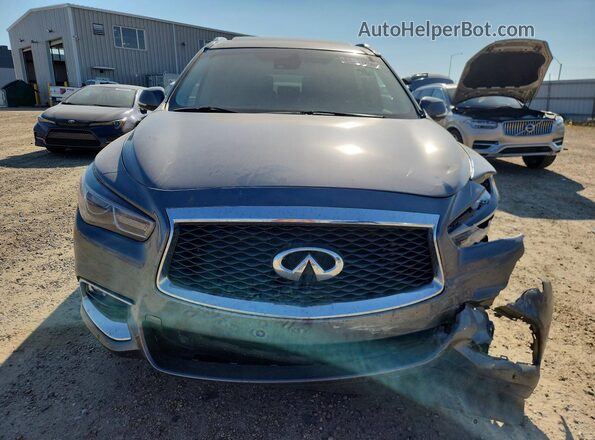 5N1DL0MM7JC515806 2018 INFINITI QX60 Gray Vista frontal