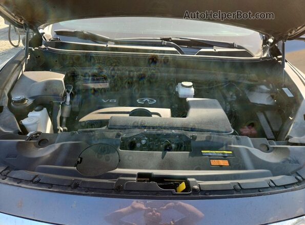 5N1DL0MM7JC515806 2018 INFINITI QX60 Gray Vista del compartimento del motor