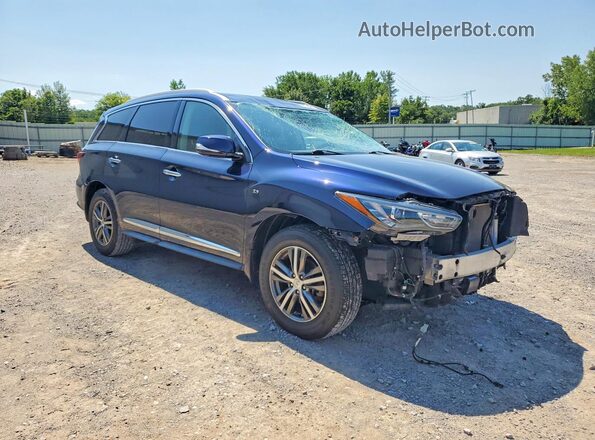 5N1DL0MM7LC504615 2020 INFINITI QX60 Blue Delantero derecho