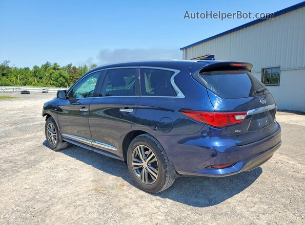 5N1DL0MM7LC504615 2020 INFINITI QX60 Blue Trasero izquierdo