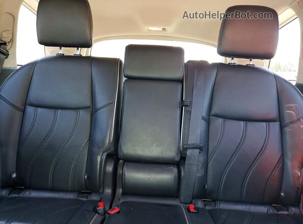 5N1DL0MM7LC504615 2020 INFINITI QX60 Blue Vista de los asientos traseros