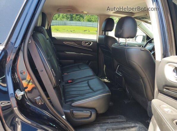 5N1DL0MM7LC504615 2020 INFINITI QX60 Blue Vista interior trasera