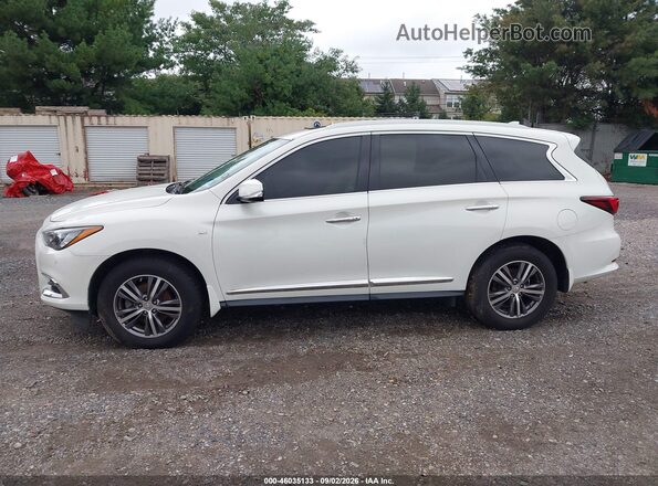 5N1DL0MM8HC557282 2017 INFINITI QX60 White Widok wnętrza 360 stopni