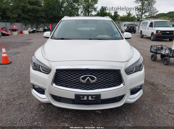 5N1DL0MM8HC557282 2017 INFINITI QX60 White Widok zestawu wskaźników