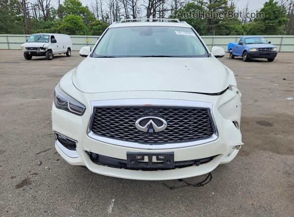 5N1DL0MM8JC521050 2018 INFINITI QX60 White Vista frontal