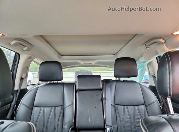 5N1DL0MM8JC521050 2018 INFINITI QX60 White Vista de los asientos traseros