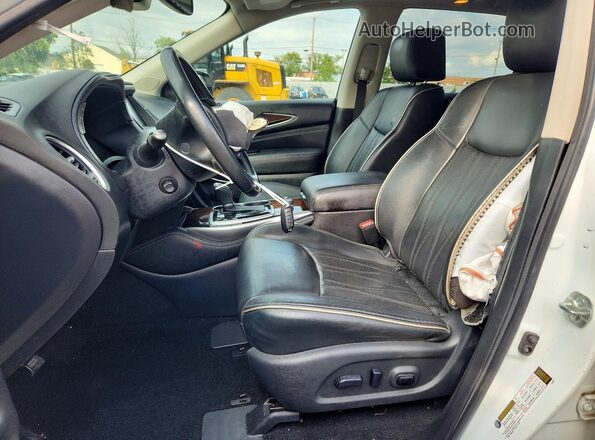 5N1DL0MM8KC567544 2019 INFINITI QX60 White Սալոնի դիմացի տեսք