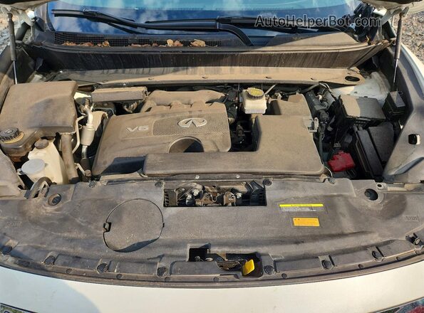 5N1DL0MM8KC567544 2019 INFINITI QX60 White Շարժիչի բաժամունքի տեսք