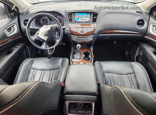 5N1DL0MM8KC567544 2019 INFINITI QX60 White Առջևի վահանակի տեսք