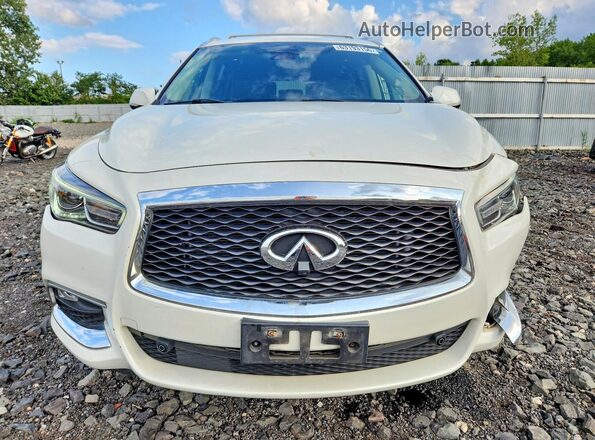 5N1DL0MM8KC567544 2019 INFINITI QX60 White Դիմացի տեսք