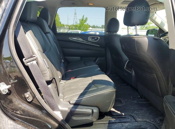 5N1DL0MM8LC514988 2020 INFINITI QX60 Black Вид задньої частини салону