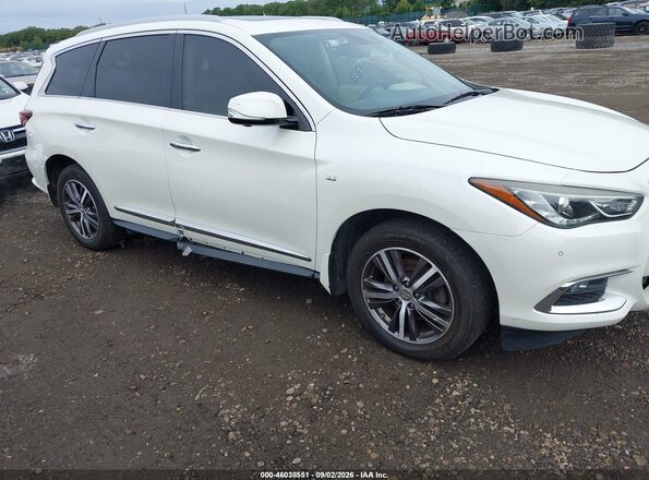 5N1DL0MM9HC550230 2017 INFINITI QX60 White Widok z przodu